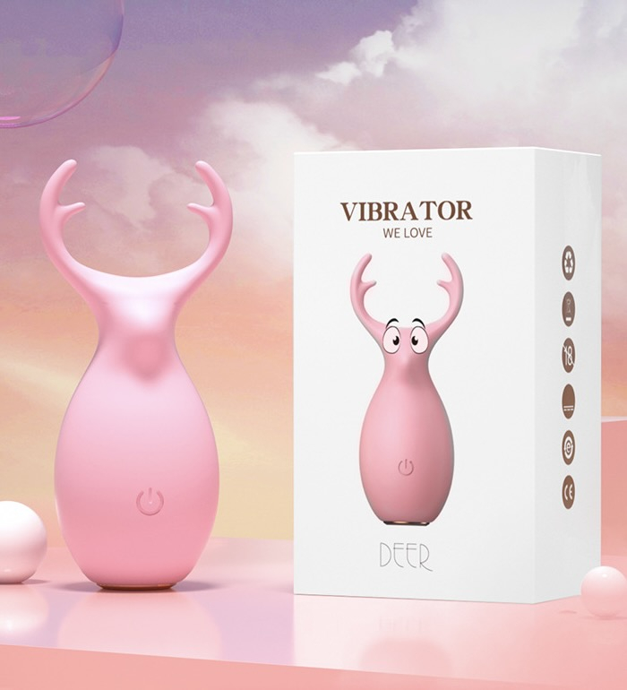 Мини вибратор "Lilo Deer" розовый 
