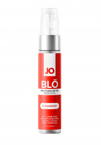 Сыворотка возбуждающая для глубокого минета "JO Blo Strawberry" со вкусом клубники, 30ml